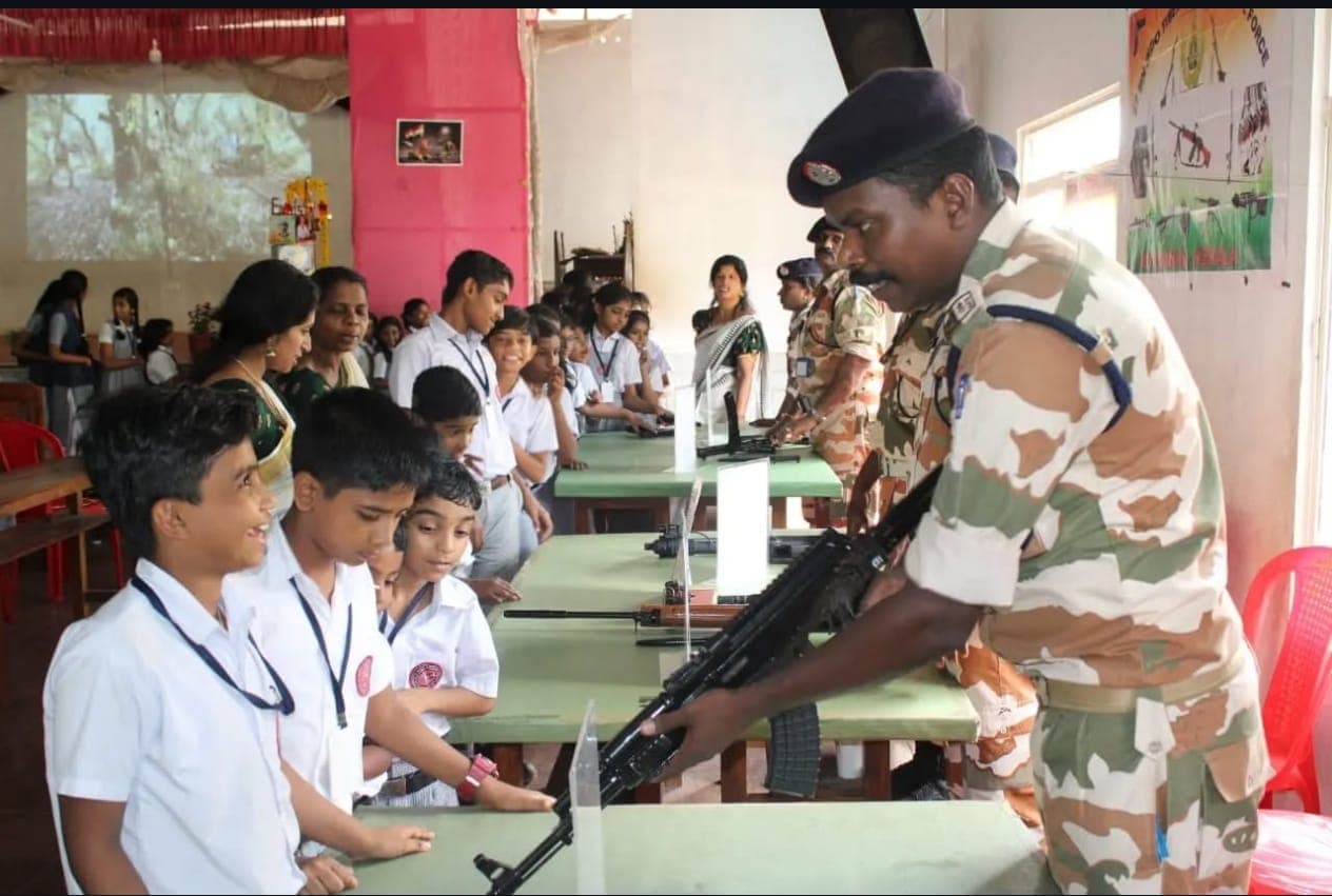 ITBP Exhibition in action